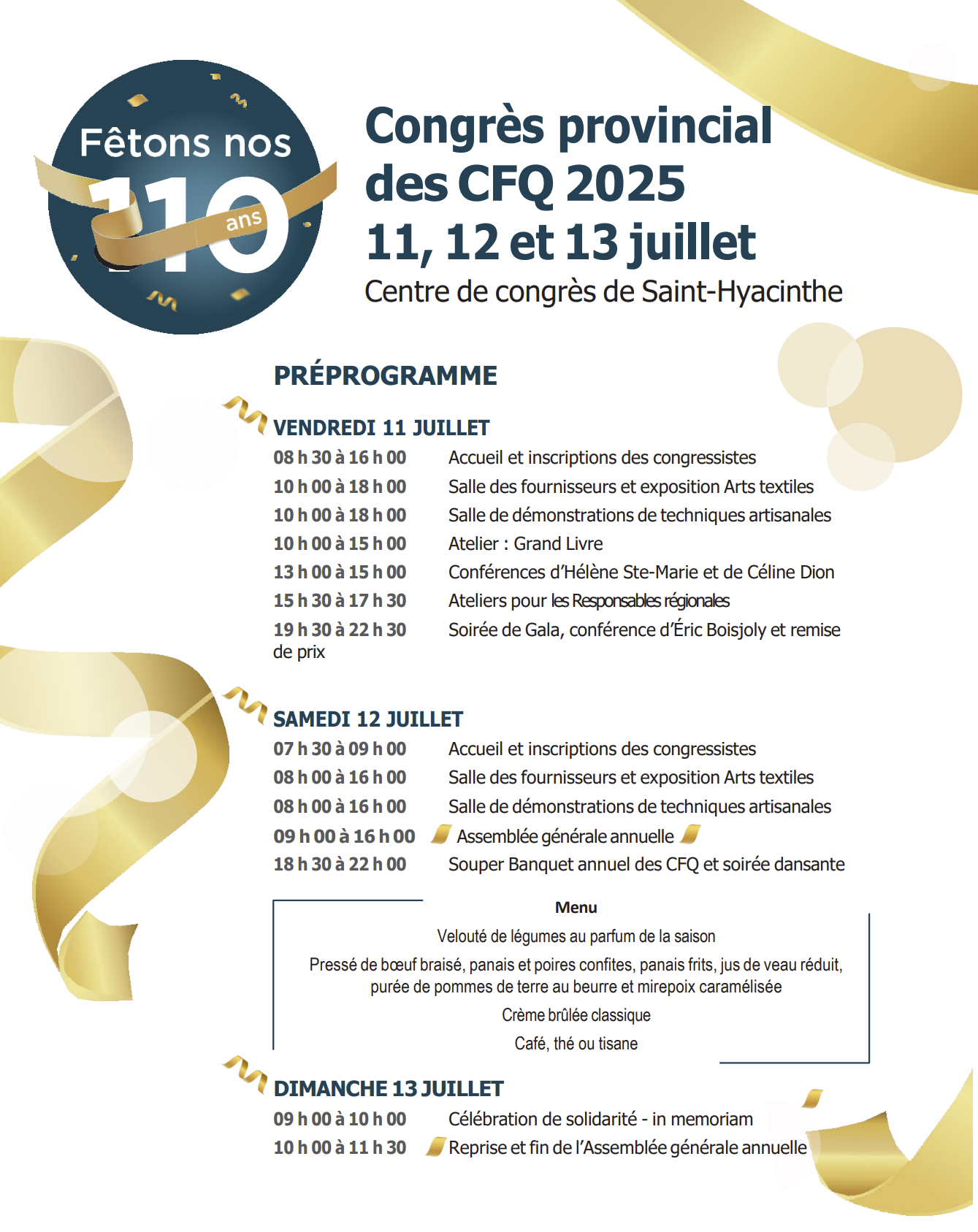 Congrès provincial des CFQ 2025 – CFQ Montréal-Nord